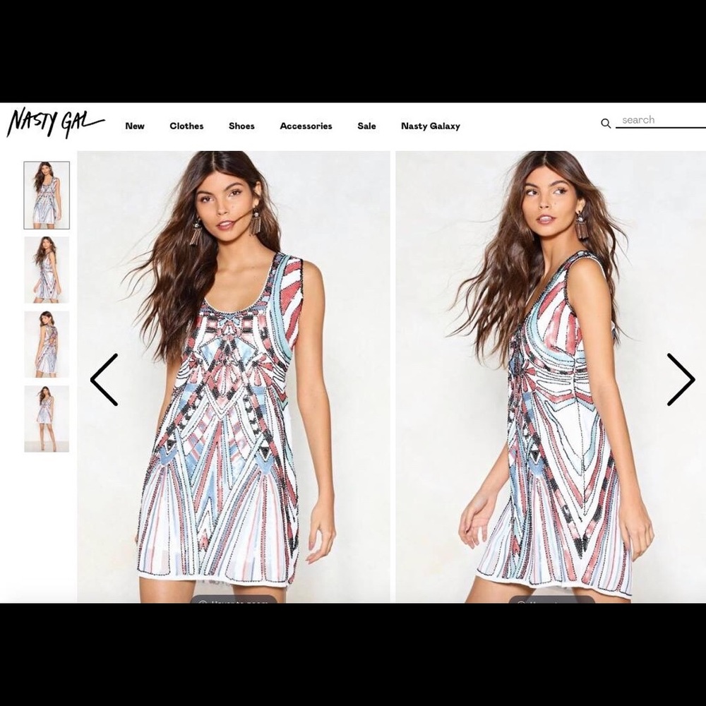 Nasty gal racerback in action dress
